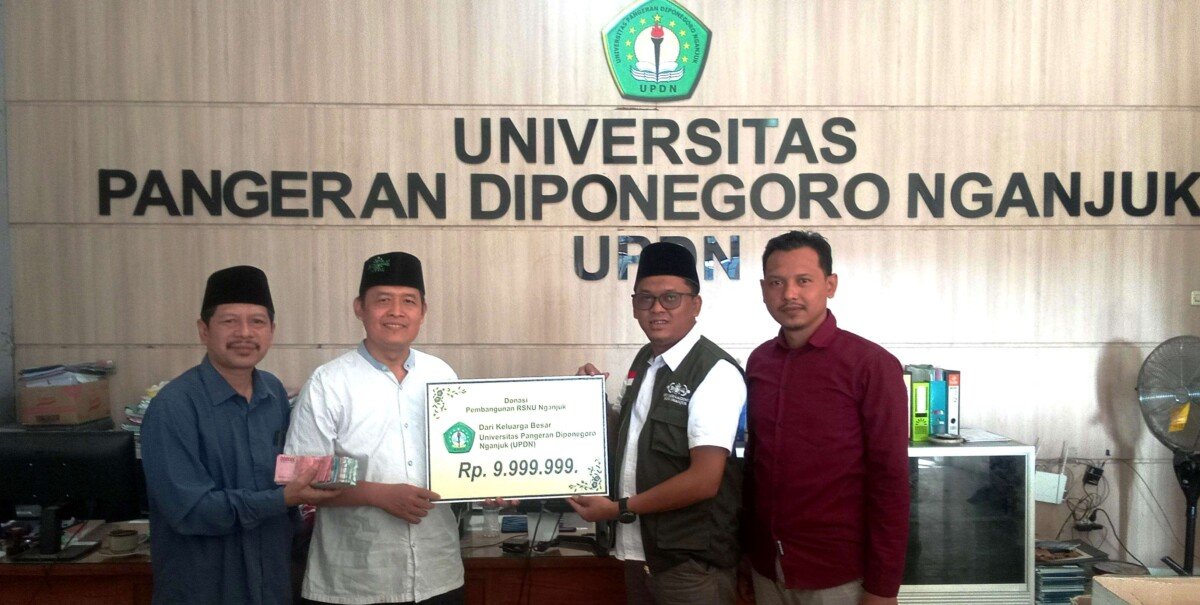 Peduli Pembangunan RSNU Nganjuk, UPDN Salurkan Donasi
